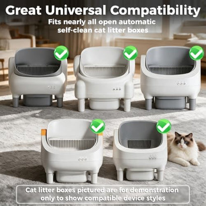 2Pcs Cat Litter Pad for Open Top Self-Cleaning Litter Box Replacement Liner - Image 3