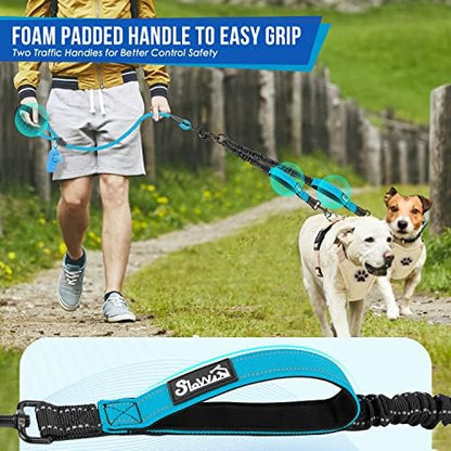 Lukovee Double Dog Leash, Reflective Heavy Duty Lead, No Tangle - Image 2