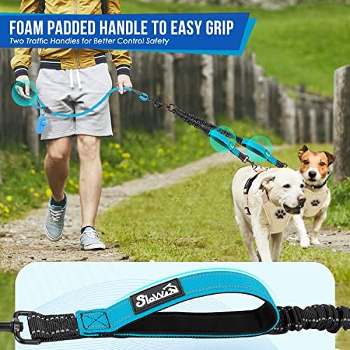 Lukovee Double Dog Leash, Reflective Heavy Duty Lead, No Tangle - Image 3