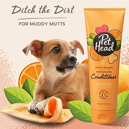Pet Head Ditch the Dirt Dog Conditioner | Orange Scent | 8.4 fl. oz. - Image 3