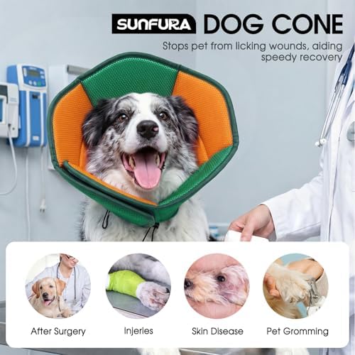 Dog Cones for Medium Dogs Soft Cone for Dogs to Stop Licking - Image 2