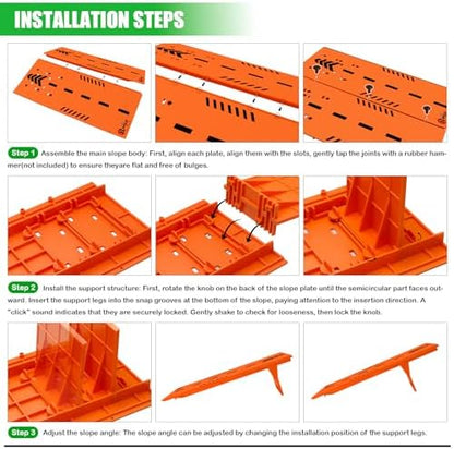 RC Car Ramp Jumping Takeoff Obstacle for 1/12 1/14 1/16 1/18 1/24 Scale Car - Image 4