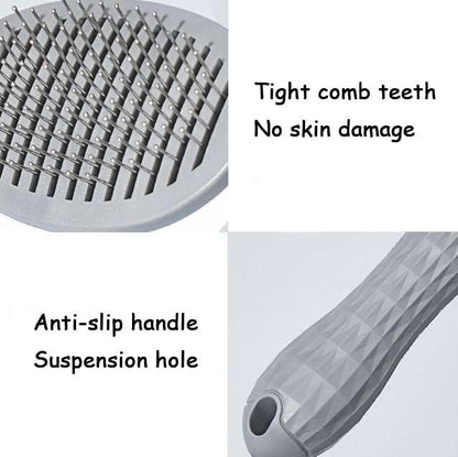 Cat Brush for Shedding, Kitten Brushes for Indoor Cats, For Long or Short Haired Cats,Cat Hair Brush Grooming Deshedding Brush for Dog Kitten Removes Loose Fur and flea removal comb - Image 5
