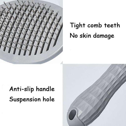 Cat Brush for Shedding, Kitten Brushes for Indoor Cats, For Long or Short Haired Cats,Cat Hair Brush Grooming Deshedding Brush for Dog Kitten Removes Loose Fur and flea removal comb