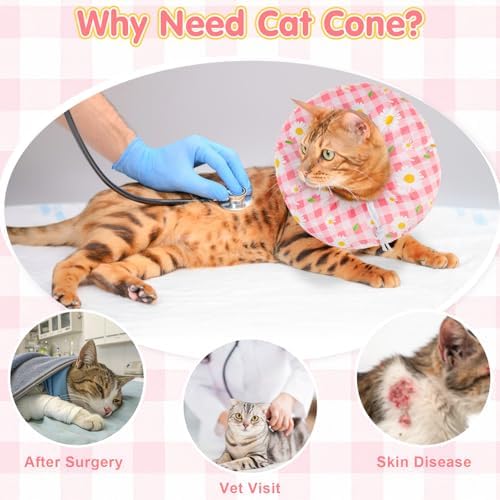 BEAUTYZOO Cat Cone Collars Soft, Cat Donut Recovery E Collar After Surgery - Image 4