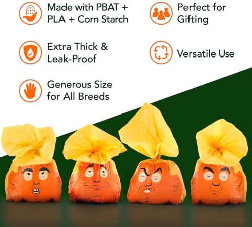Dog Poop Bags - 60 Count Unscented Leakproof - Stable Genius - Image 3