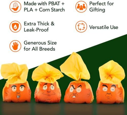 Dog Poop Bags - 60 Count Unscented Leakproof - Stable Genius - Image 3