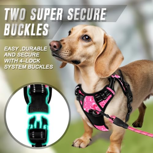 BARKBAY Dog Harness No Pull for Small Sized Dog Front Back Clips,Dog Vest - Image 4