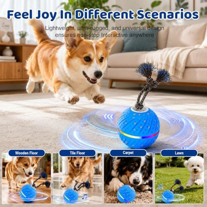 Smart Interactive Dog Toys Ball for Aggressive Chewers Medium Large,E-TPU - Image 4