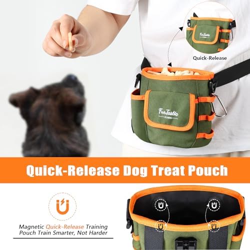 Dog Treat Pouch with Magnetic Closure for Pet Training - Image 2