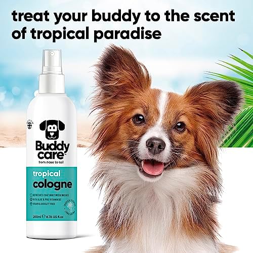 Buddycare Dog Cologne - Tropical - 200ml - Refreshing and Tropical Scented Dog Cologne - Refreshes Between Dog Washes - Image 3