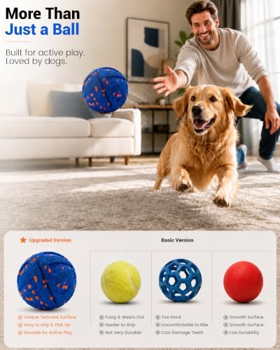 Herding Ball for Dogs, Blue Moving Dog Balls - Dog Toy Agility Equipment - Image 6