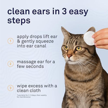 Petpost | Cat Ear Cleaner - Best Ear Remedy for Cats - Natural Coconut Oil Treatment Drops - Alcohol & Medicine Free - 8 oz. - Image 7