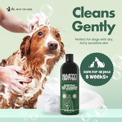 Nasty Critter! by Girl With The Dogs Deep Cleaning Dog & Cat Shampoo, 8Wks+ - Image 3