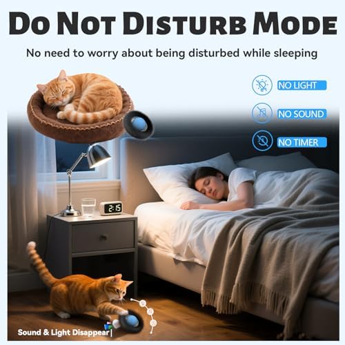 ORSDA Cat Toys, Interactive Fast Rolling Ball in Pouch, Hide and Seek for Indoor Cats, Motion Chirping Activated Moving Ball, 7 Holes Mat Mouse Catching Game - Image 5