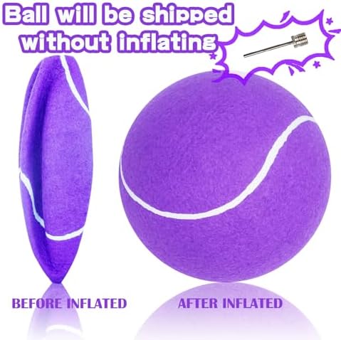 Banfeng Big Tennis Ball for Dogs, Giant Dog Tennis Ball Toy Herding Ball - Image 3