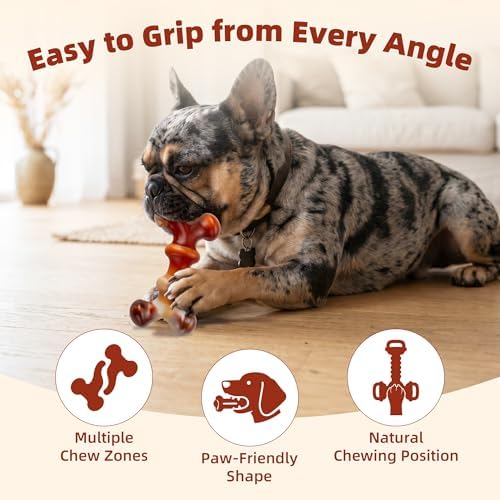 Dog Chew Toys for Aggressive Chewers, 3-Pack Tough Nylon - Image 6
