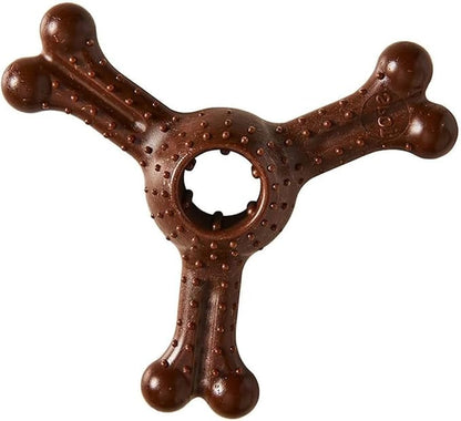 Bam-Bone Plus Triple Chew Dog Toy Bison, 1ea/7 in
