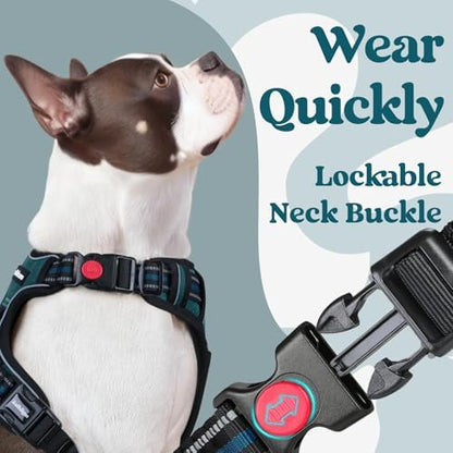 rabbitgoo Dog Harness for Large, Updated Easy On & Off with 3 Buckles - Image 2