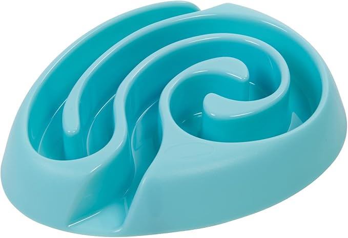 Kruuse Buster DogMaze Blue Bowl – Non-Toxic Interactive Slow Feeder for Better Digestion & Energy