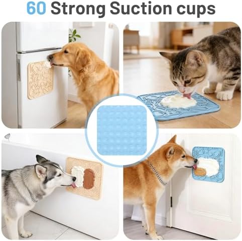 Lick Mat for Dogs,Lick Pads for Cats with Suction Cups- Large&Small Pet - Image 6