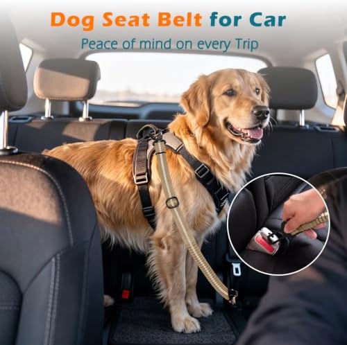 PetBonus Dog Seat Belt for Car, Durable Safe Dog Car Harness for Vehicle - Image 2