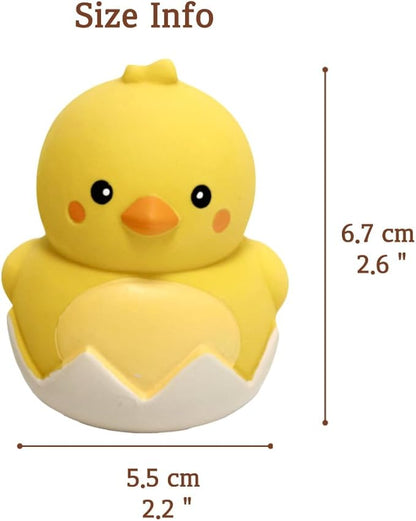Latex Dog Squeaky Toys Rubber Duck Dog Toy Easter Dog Toys for Small Dogs (3pack)