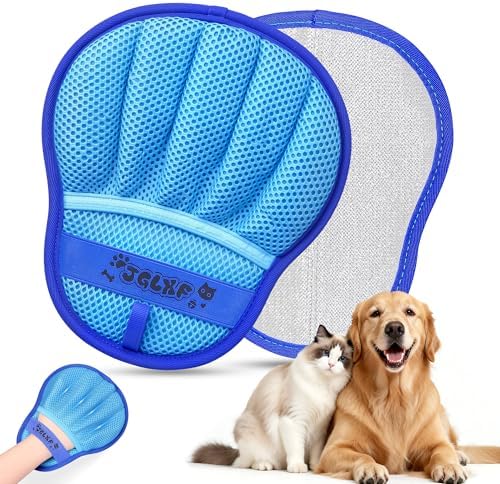 Pet Hair Removal Glove Cat & Dog, Electrostatic Reusable Hair Remover Tool by YourDiamondYourStyle