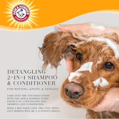 Arm & Hammer Detangling Dog Shampoo, Cucumber Prickly Pear, 16 Fl Oz, 2-Pk - Image 2