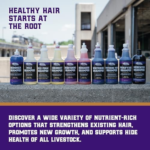 Weaver Livestock Mild Shampoo, Gentle, Effective Coconut-Based Hide, Hair and Wool Shampoo, Daily Use, Cattle Show Supplies - Image 4