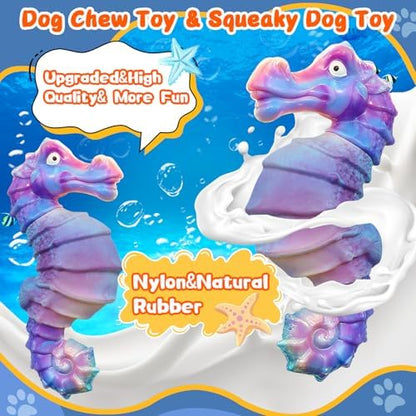 Jeefome Squeaky Dog Chew Toys for Aggressive Chewers - Image 2