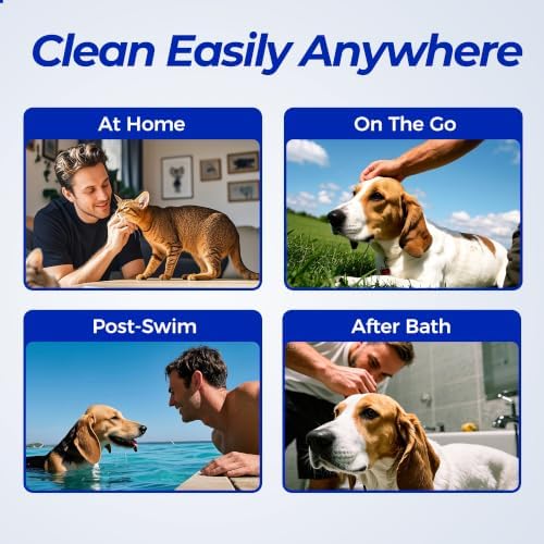 Wellix Pet Ear Cleaner Wipes for Dogs & Cats, Perfect Finger Fit, 100 Count - Image 5