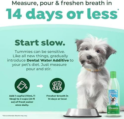 TropiClean Fresh Breath Water Additive for Dogs, Dog Breath Freshener, 16oz - Image 4