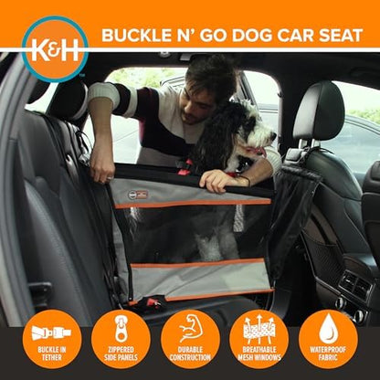 K&H Buckle N Go Dog Car Seat for Medium to Large Pets, 21 X 19 X 19in - Image 3