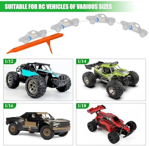 RC Car Ramp Foldable for Jumping 1/10 1/12 1/14 1/16 1/18 1/24 Scale RC Car - Image 5
