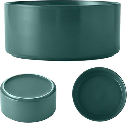 YINGFAN Dog Bowls Heavy Duty Ceramic Dog Bowls Non-Slip Ceramic Basic Bowl for Dogs (28 oz)