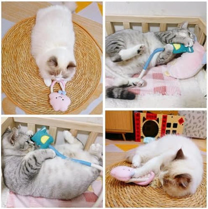 Kingtree Cat Rope Toys, 2PCS Cat Toy Chew Ropes for Cats Teeth Cleaning - Image 6