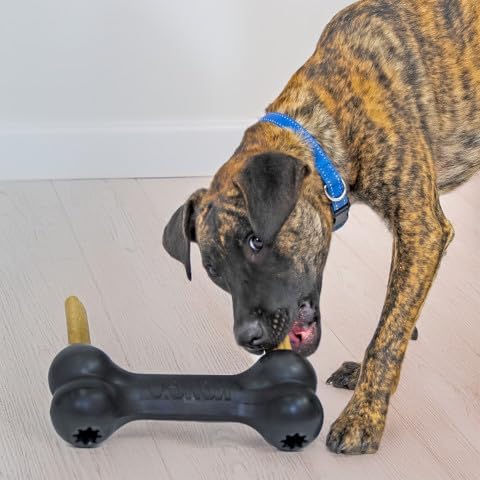KONG Extreme Goodie Bone, Natural Rubber, Black, for Extra Large Dogs - Image 2