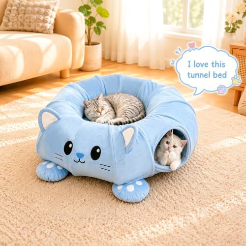 Cat Tunnel Bed with 21 Interactive Toys - Image 6