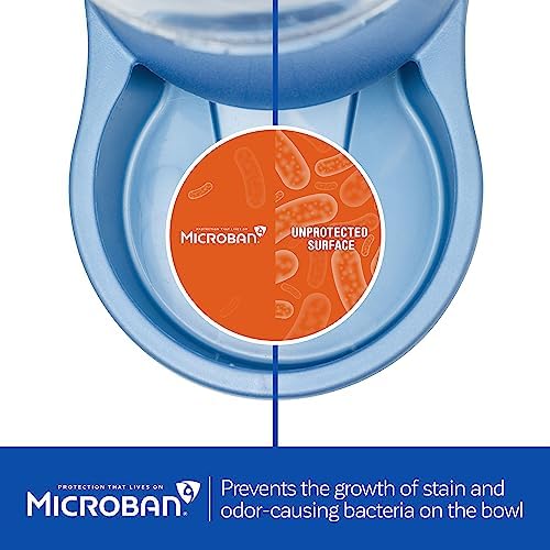 Petmate Replendish Gravity Feeder with Microban, Pearl Peacock Blue, 2lbs - Image 3