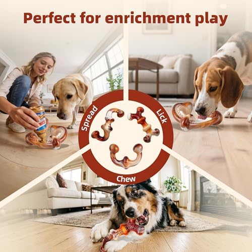 Dog Chew Toys for Aggressive Chewers, 3-Pack Tough Nylon - Image 5