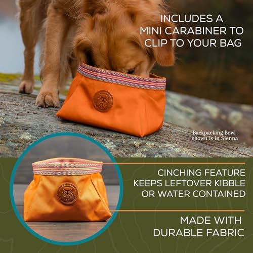 Wilderdog Backpacking Bowl - Holds Food & Water Up to 64oz - Sienna - Image 4