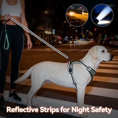 PHOEPET No Pull Dog Harness with Handle Reflective Padded Vest - Image 5
