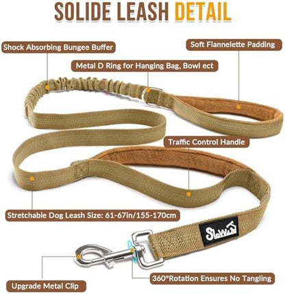 SlowTon No Pull Dog Harness and Leash Set - Heavy Duty, Soft Padded - Image 4