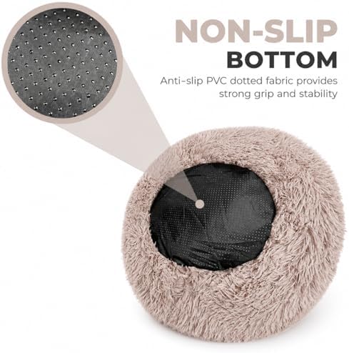 Whiskers & Friends Cat Beds for Indoor Cats & Small Dog, Fluffy Cat Bed - Image 4