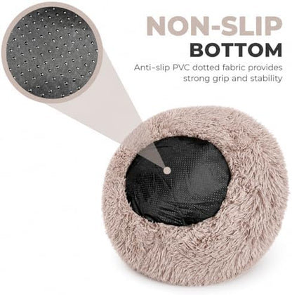 Whiskers & Friends Cat Beds for Indoor Cats & Small Dog, Fluffy Cat Bed - Image 4