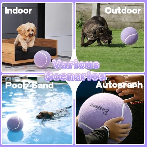 Banfeng Giant Dog Tennis Ball, 9.5" Big Sport Toy Gift for Large Breeds - Image 7