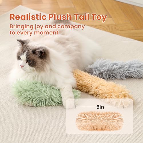 Cat Toys, 3 Pack Crinkle Catnip Pillow Toys for Indoor Cats - Image 3