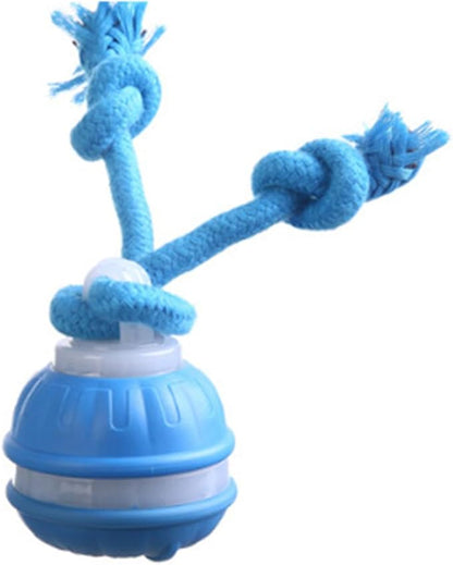 Auto Bouncing Pet Toy with Noise Maker ABS Indoor Outdoor Use for Puppy Exercise Chew Interactive Pet Ball