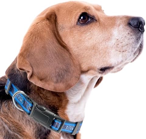 Pets First NFL Tennessee Titans Licensed PET COLLAR, Large - Heavy-Duty, Strong, and Durable Dog Collar. Available in 31 Football Teams and 4 Sizes - Image 4